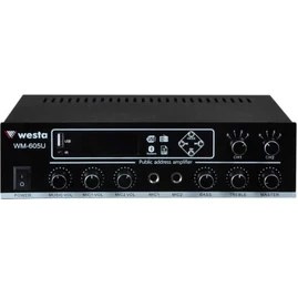 Resim Westa WM-605U - 2 Bölgeli 100W/100V Mixer Amfi 