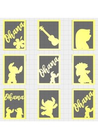 Resim Opencart Lilo Ve Stitch Mevsim Fener Tespit Panelleri Sadece Plastik Aparattır 