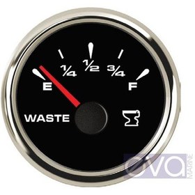 Resim Atık Sintine Su Göstergesi 12/24V Beyaz Veya Siyah Tekne Beyaz - Siyah 