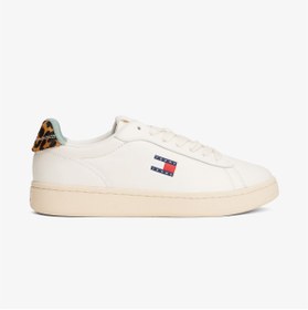 Resim Tommy Hilfiger Archive '98 Leopard Kadın Beyaz Sneaker 