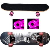 Resim Avessa Işıklı Silikon Teker Kaykay No:2 Çok Renkli 