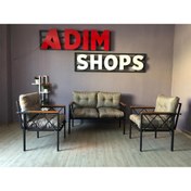 Resim adımshops Balkon-bahçe-kafe,çay Seti,koltuk Takımı,oturma Grubu,ofis Koltuğu MİAMİ YENİ 