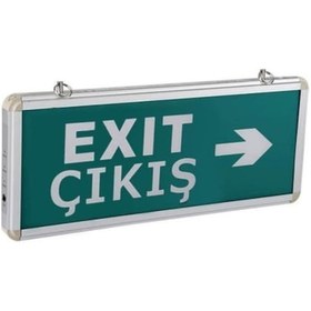 Resim Cata Sağ Yön Ledli Acil Çıkış Levhası Şarjlı Ct-9166 