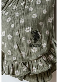 Resim U.s. Polo Assn Kız Bebek 2 Li Şort T-şhirt Takım Beyaz-yeşil-2272 Beyaz 