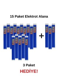 Resim E Pe Mavi Geniş Plastik Kaynak Elektrodu 15 Paket Alana +3paket 