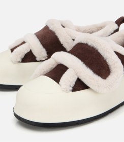 Resim Hotiç Kadın Süet Deri Kahverengi 