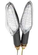 Resim Motosiklet Mavi Işık Gündüz Ledi 12v Su Geçirmez Universal Zxd-69 