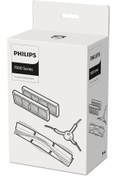 Resim Philips XV1430 Robot Süpürge 3000 Serisi Uyumlu 4'lü Mikrofiber Bez XU7SeriesXU7serisiiçinyedekkitBeyaz 