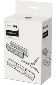 Resim Philips XV1430 Robot Süpürge 3000 Serisi Uyumlu 4'lü Mikrofiber Bez XU7SeriesXU7serisiiçinyedekkitBeyaz 