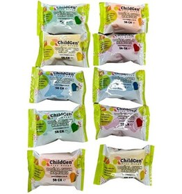 Resim ChildGen Doğal Oyun Hamuru -10'lu Minipack - (10x50 GR) 