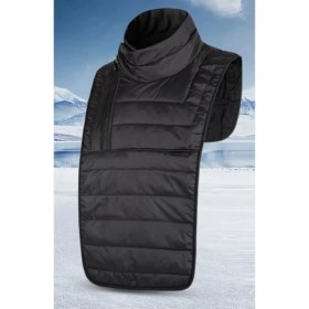 Resim Motosiklet Rüzgar Koruma Göğüs Boyun Soğuk Havalara Karşı Yüksek Koruma 