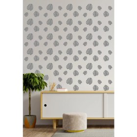 Resim Yaprak Desenli Dekoratif Duvar Özel Yeni Sticker Çıkarma 3 Farklı Çeşit 