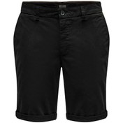 Resim Only & Sons Onspeter Reg Twill 4481 Shorts Noos Erkek Şort-26442 - S Siyah 