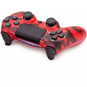 Resim JOYTEC Ps4 Kablosuz Oyun Kolu Doubleshock Titreşimli Kırmızı 