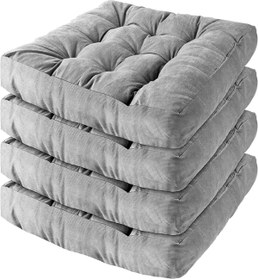 Resim puffiber Yer Minderi, Kare Yer Koltuk Minderi Büyük Sandalye Minderi,oturma Odası Ve Balkon Minderi 55x55 Cm 