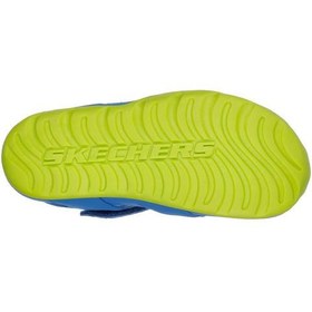 Resim Skechers Side Wave Erkek Çocuk Mavi Sandalet 