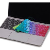 Resim Laptop Macbook Pro Klavye Kılıf US(ABD) İngilizce Baskılı A1534 A1708 ile Uyumlu Dazzle 