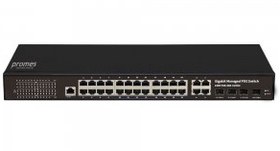 Resim 24 PORT x 10/100/1000M YÖNETİLEBİLİR ENDÜSTRİYEL POE SWITCH 