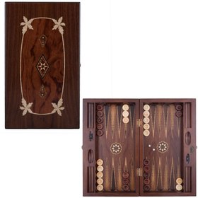 Resim Helena Wood Art Asya Model Numaratörlü Tavla 