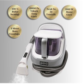 Resim Yui XV12 Pro 1300 W Buharlı Koltuk Ve Halı Yıkama Makinesi 
