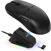 Resim AJAZZ AJ159P 2.4GHz Kablosuz Oyun Fare, 56g Ultra-Hafif, 26KDPI PAW3395 Sensörü, 6 Programlanabilir Düğme, 80M Tıklama Anahtarı, USB3.0 Kablolu Bağlantı, İki El Kullanımı, Şarj Edilebilir Pil, 1K Raporlama Hızı, 56g Ultra-Hafif, 26K DPI Sensörü, 6 Programlanabilir Düğme, 80M Tıklama Anahtarı, İki El Kullanımı, Şarj Edilebilir Pil, Oyun Fare | Ergonomik Tasarım | Dayanıklı Plastik 