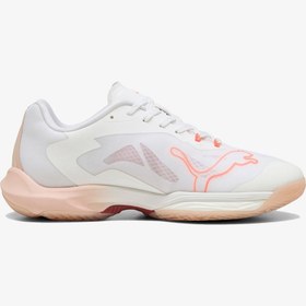 Resim Puma Vantage Nitro W+ Kadın Beyaz Voleybol Ayakkabısı 