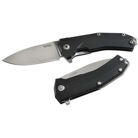 Resim Lionsteel Kur G10 - Black Handle Çakı Siyah 