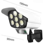 Resim İsmiyle Al Solar Lamba Kamera Görünümlü Duvar Lambası Dönebilen Bahçe Aydınlatması 