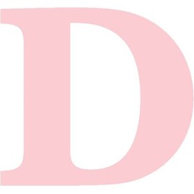 Resim Karton Harf Banner Pembe D 