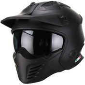 Resim Motospartan Sway Sw726x Modüler Kask Tokyo Mat Siyah 