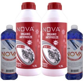 Resim Nova -25 Derece Kırmızı Antifriz 2 X 1.5Lt 3Litre 2Csu 