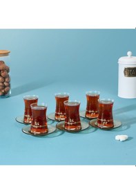 Resim Kitchen Blad 12 Parça Çay Seti - Renkli - 130 Ml 