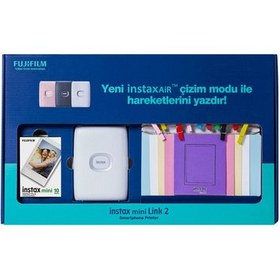 Resim FUJIFILM instax Mini Link 2 Bundle Box Beyaz 