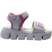 Resim Tuğba Ortopedi 2155 Kız Çocuk Beyaz/Pembe Sandalet 