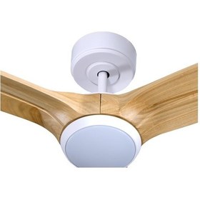 Resim Fethiye Beyaz Aydınlatmalı Uzaktan Kumandalı 132cm Tavan Vantilatörü 