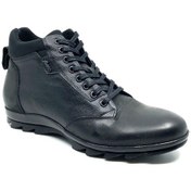 Resim Fosco 9519 Hakiki Deri Sıcak Astar Erkek Bot 