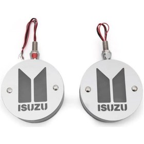 Resim ISUZU AYNA ALTI KÜPE KIRMIZI-BEYAZ TAKIM(SAĞ-SOL) LOGOLU ARMA 