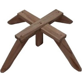 Resim Ahşap Berjer Ayağı Ceviz Renk 