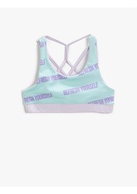 Resim Koton Baskılı Kısa Spor Atlet Sırt Detaylı Mınt Desenli 1ykg37457ak Mint Desenli 
