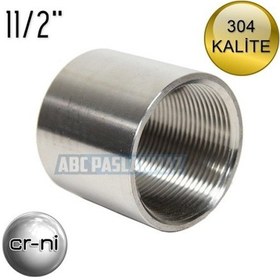 Resim Paslanmaz Çelik 11/2'' Manşon 304 Kalite 