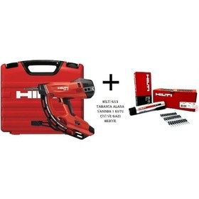 Resim Hilti Yeni Nesil GX3 Tabanca Çivi + Gaz + Tabanca 