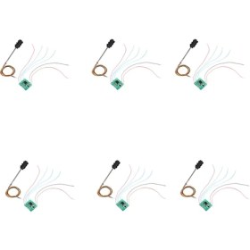 Resim Dadata 6x 3 Renk Trafik Işık Sinyalleri Ho Oo Ölçekli Model 6led Dıy Kum Masası Geçiş Sokak Inşaat Demiryolu Iki Taraf (Yurt Dışından) 