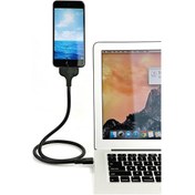 Resim Lazy Acrobat Metal Usb Stand Iphone 5 5S 5C 6 6S 6 7 Plus-Siyah 