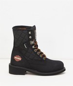 Resim Harley Davidson 025M100031 New Worker Erkek Bot - Siyah Deri 