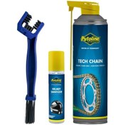 Resim PUTOLINE 500 ML Tech-chain zincir yağ & 75 ML kask temizleme & Fırça 
