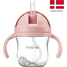 Resim Minimor Tritan Alıştırma Bardağı 220 ml - Rose (3 Adet) 