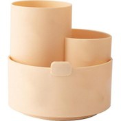 Resim Ganzhoushop Pratik Döndürülebilir Kalemlik Ev Ofis Okul Masaüstü Yönetim Tutucu Boxmilk Turuncu 