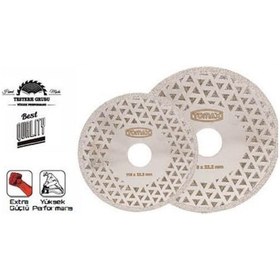 Resim Büro İş Matkap Takımı İçin 11,5cm Elektrolize Elmas Kesici Disk 