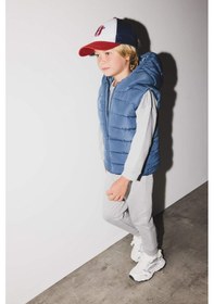 Resim DeFacto Erkek Bebek Su Geçirmez Kapüşonlu Fermuarlı Şişme Yelek A2221A525SPIN257 İndigo 