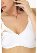 Resim Kadın Penye Emzirme Sütyen Beyaz 